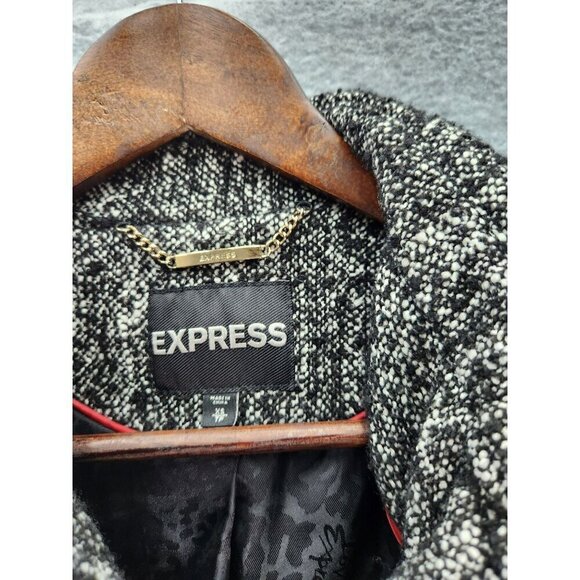 Express Womens Tweed Double-Breasted Peacoat - Size XS - Picture 2 of 7